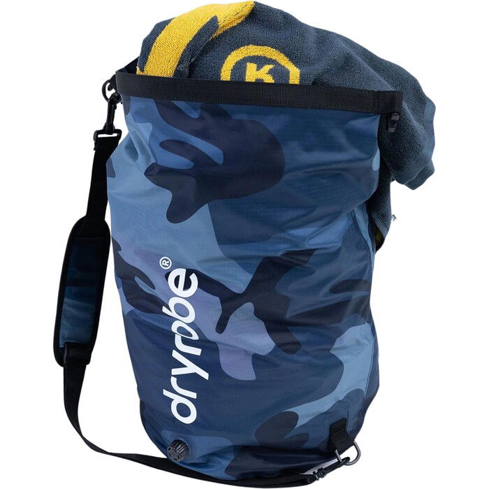 2024 Dryrobe Compresin Travel Bolsa V3 - Blue Camo / Blue